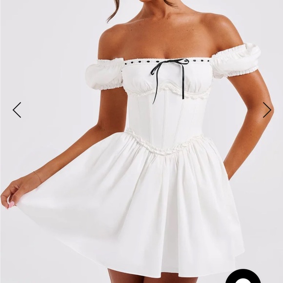 Elegant White Off-Shoulder